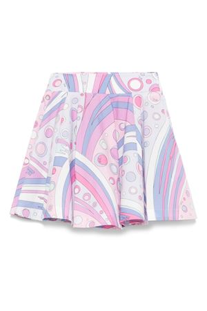 multicolor cotton skirt EMILIO PUCCI KIDS | PW7A61P0494511MC